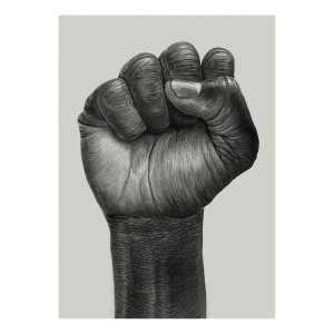 Paper Collective Raised Fist Poster 30 x 40cm