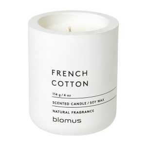 blomus Fraga Duftkerze 24 Stunden French Cotton-Lily White