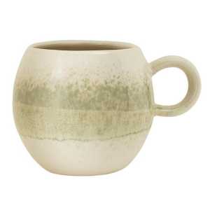 Bloomingville Tasse "Paula Tasse natur/grün 275 ml", Keramik Kaffeetasse Teetasse dänisches Design