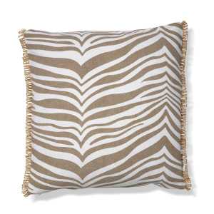 Classic Collection Zebra Kissen 50 x 50cm Simply taupe