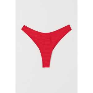 H&M Bikinihose Brazilian Knallrot, Bikini-Unterteil in Größe 50. Farbe: Bright red