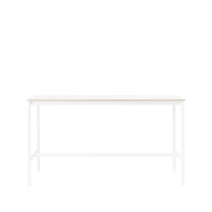 Muuto White laminate, Weißes Gestell, plywoodkant, b85 l190 h105