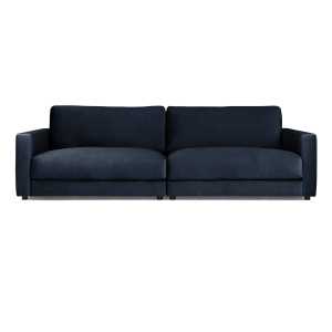 Sitzfeldt - Panama Sofa 3-Sitzer, blau (Samt Riviera Davis 79)