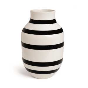 Kähler Omaggio Vase groß 30,5cm Schwarz