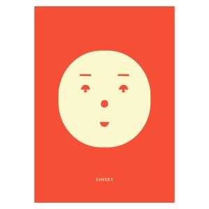 Paper Collective Cheeky Feeling Poster 30 x 40cm
