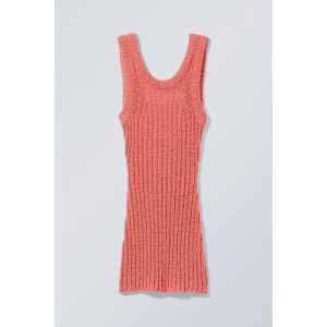 Weekday Kurzes Kleid Bungenas Rosa, Alltagskleider in Größe XL. Farbe: Pink