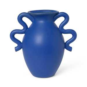 ferm LIVING Verso Vase 27cm Bright Blue