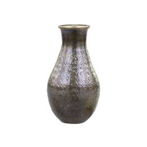 Antique Messing Vase , H19 x Ø9 cm, antique messing