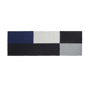 HAY Ethan Cook Flat Works Teppich 80 x 250cm Black-blue