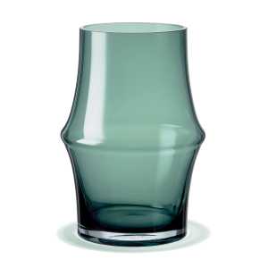 Holmegaard - Arc Vase, H 21 cm, dunkelgrün