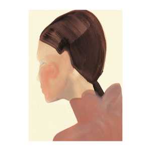 Paper Collective The Ponytail Poster 50 x 70cm