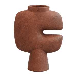 101 Copenhagen Tribal Vase medio Terracotta