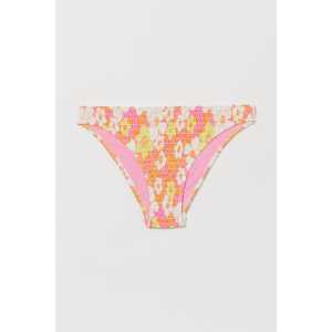 H&M Bikinihose Rosa/Geblümt, Bikini-Unterteil in Größe 46. Farbe: Pink/floral