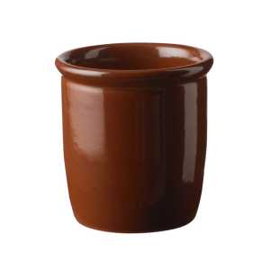 Knabstrup Keramik Pickle Dose 0,5 l Braun