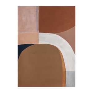 Paper Collective Painted Shapes 01 Poster 50x70 cm