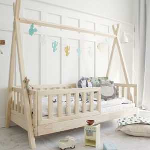DB-Möbel Kinderbett Kinderbett Tipi duo 190x90 Naturholz
