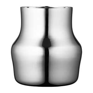 Gense Dorotea Vase 18 x 19,5cm Stahl glänzend