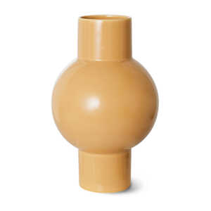 HK Living Ceramic Vase medium 32cm Cappuccino