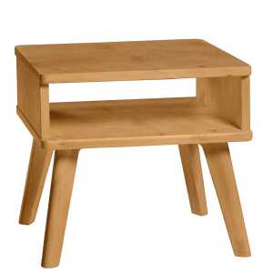 Nachttisch aus Wildeiche Massivholz geölt Skandi Design