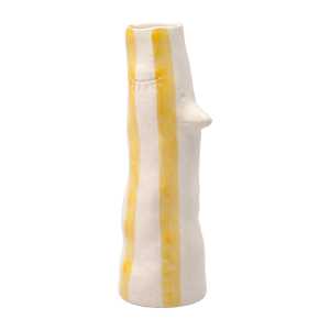 Villa Collection Styles Vase mit Schnabel und Wimpern 34cm Yellow