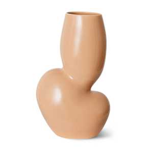 HK Living Ceramic organic Vase medium 29cm Cream