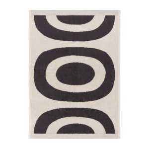 Marimekko Melooni Handtuch 50 x 70 Charcoal-off white