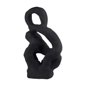 Mette Ditmer - Art Piece Skulptur, H 32 cm, schwarz