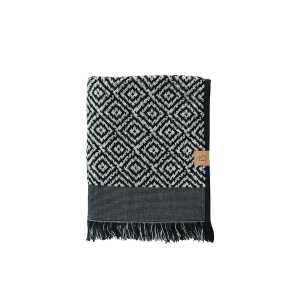 Mette Ditmer - Morocco Handtuch 50 x 95 cm, schwarz / weiß