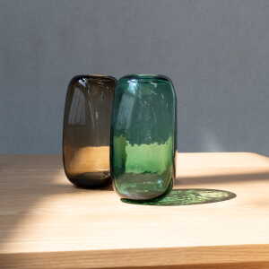Studio Zondag - Glas Vase Ø 13 x H 22 cm, braun