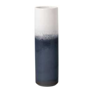 Villeroy & Boch Lave Home cylinder Vase 25cm Blau-weiß