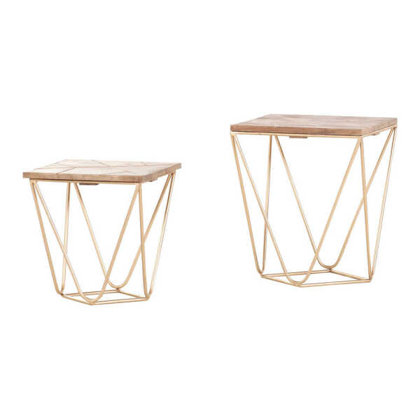 Landscape BEISTELLTISCHSET Natur, Gold