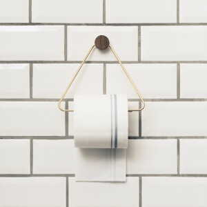 ferm LIVING - Toilettenpapierhalter, schwarz