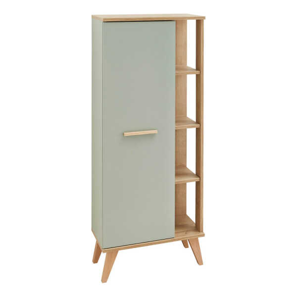 Xora MIDISCHRANK Eiche, Pastellgrün