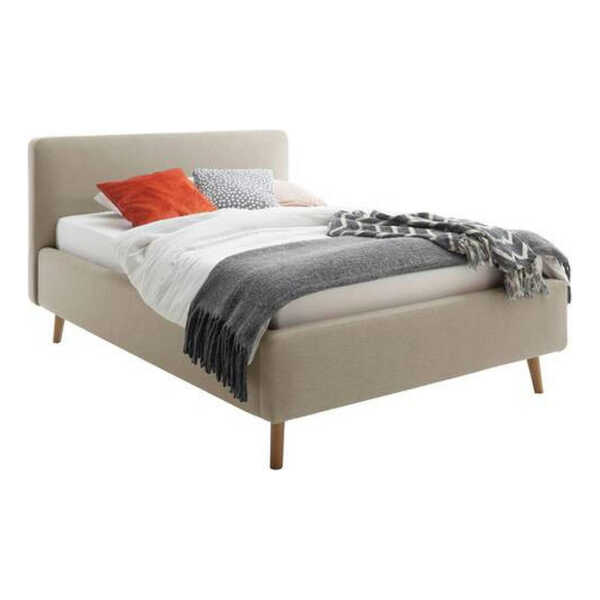Livetastic POLSTERBETT Taupe