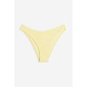 H&M Bikinihose High Leg Hellgelb, Bikini-Unterteil in Größe 44. Farbe: Light yellow