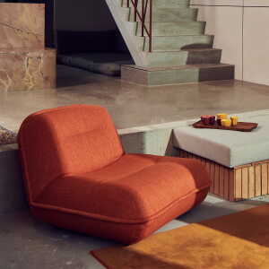 Pols Potten - Puff Love Seat, L 130 cm, orange