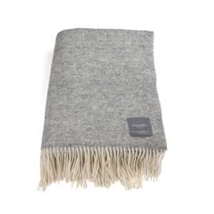 Stackelbergs Wool Wolldecke Grey & offwhite