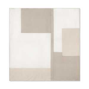 ferm LIVING - Part Tagesdecke Patchwork, 250 x 250 cm, off-white