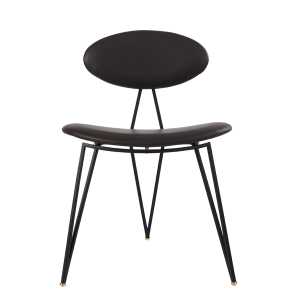 AYTM - Semper Dining Chair, schwarz / java braun