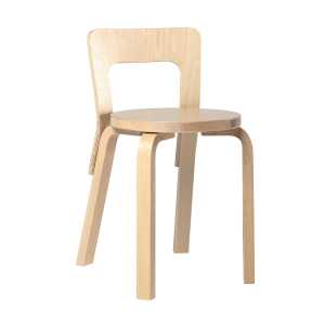 Artek - 65 Stuhl, Birke klar lackiert