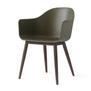 Audo - Harbour Chair (Holz), eiche dunkel / oliv (MENU)