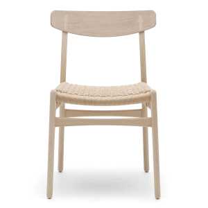 Carl Hansen - CH23 Chair Stuhl, Eiche geseift / Naturgeflecht