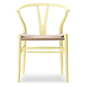 Carl Hansen - CH24 Soft Wishbone Chair Ilse Crawford, Buche soft hollyhock / Naturgeflecht