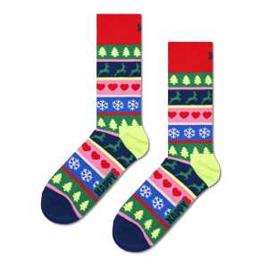 Christmas Stripe Crew Socken