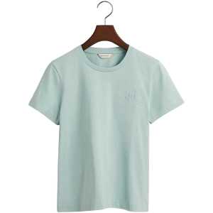 Gant T-Shirt "REG TONAL SHIELD KA T-SHIRT", mit Zwillingsnähten an den Saumkanten