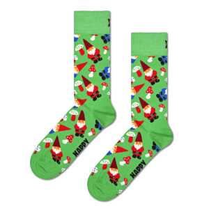 Grüne Christmas Gnome Crew Socken