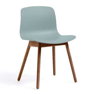 HAY - About A Chair AAC 12, Walnuss lackiert / dusty blue 2.0