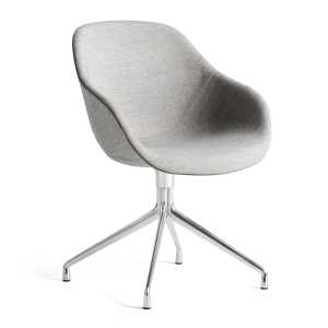 HAY - About A Chair AAC 121, Aluminium poliert / Remix 133 grau