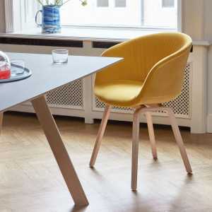HAY - About A Chair AAC 23 Soft, Eiche matt lackiert / Vollpolster Lola dunkelgrün