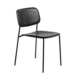 HAY - Soft Edge 40 Stuhl, schwarz (Eiche gebeizt) / schwarz